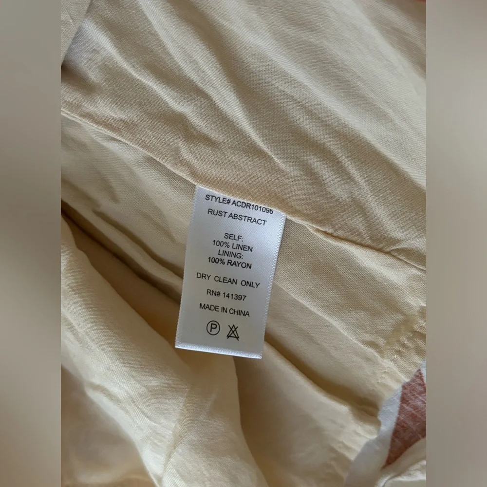 NWOT ASTR the Label Heather Dress Rust Abstract - Picture 8 of 8